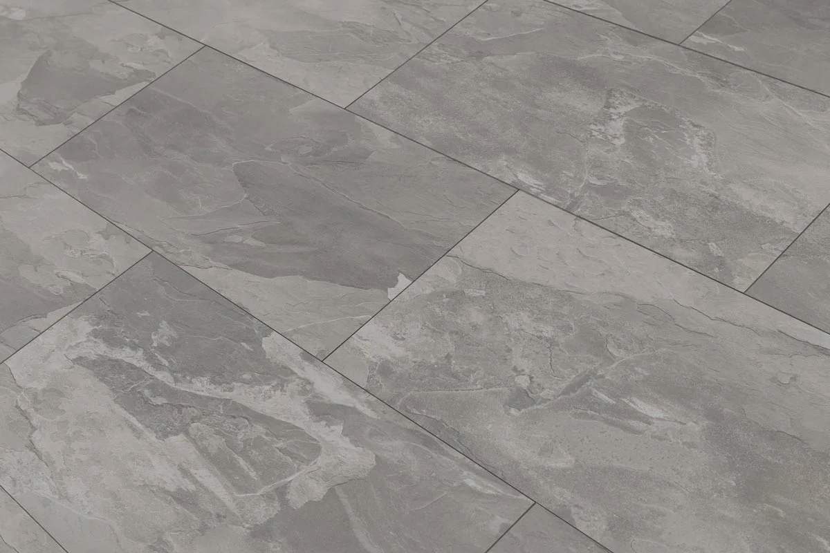 Aqualock 8mm Laminate Tile Silver Steel - Image 2