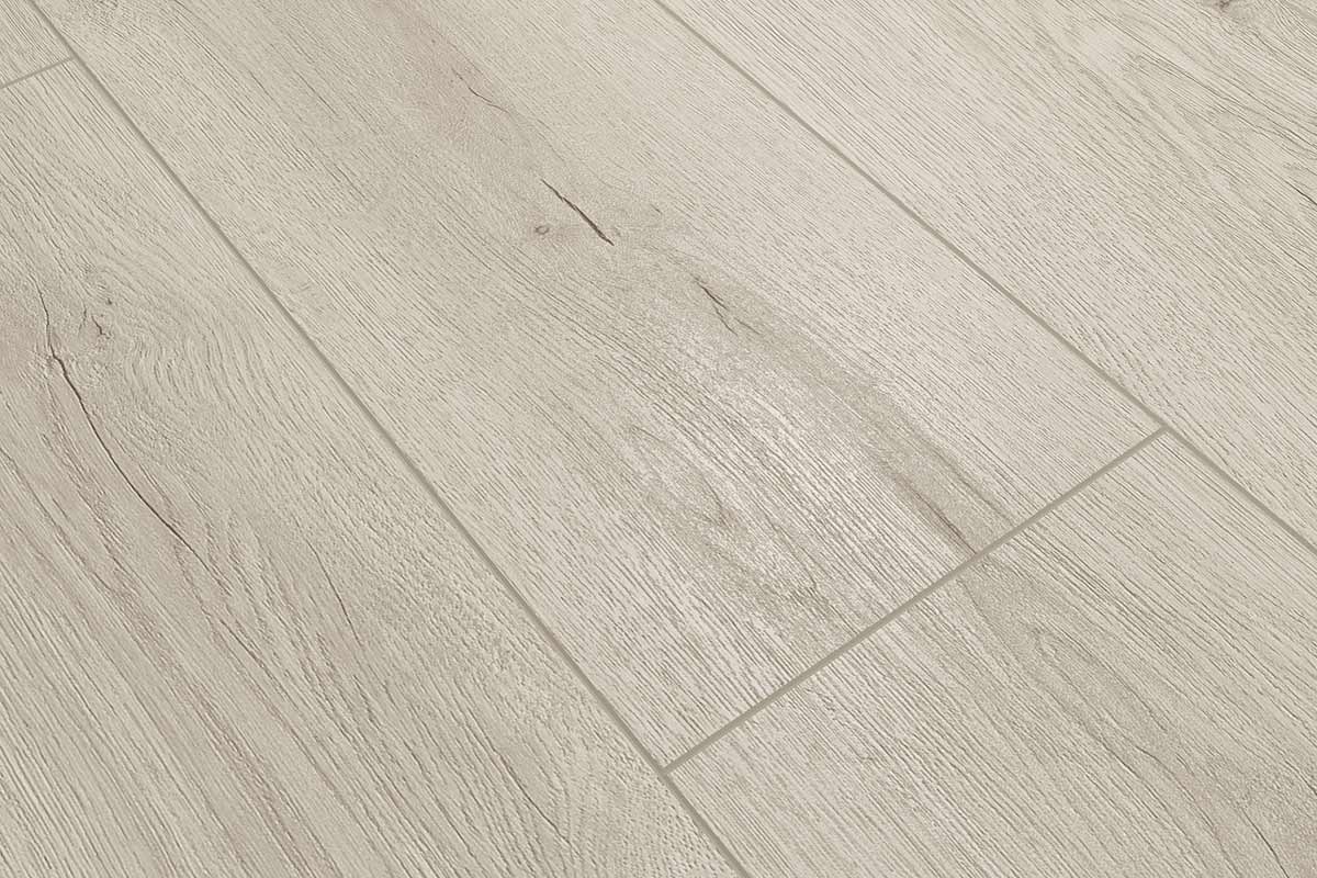 Audacity 12mm Laminate Flooring White Oak Built-in Underlay - Image 3