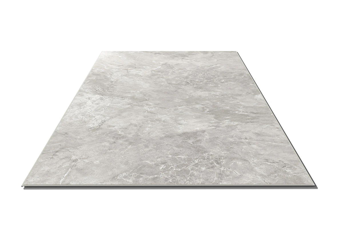 Audacity Rigid Core Pre-Grout Click Vinyl Flooring Grey Marble Tile - Image 5