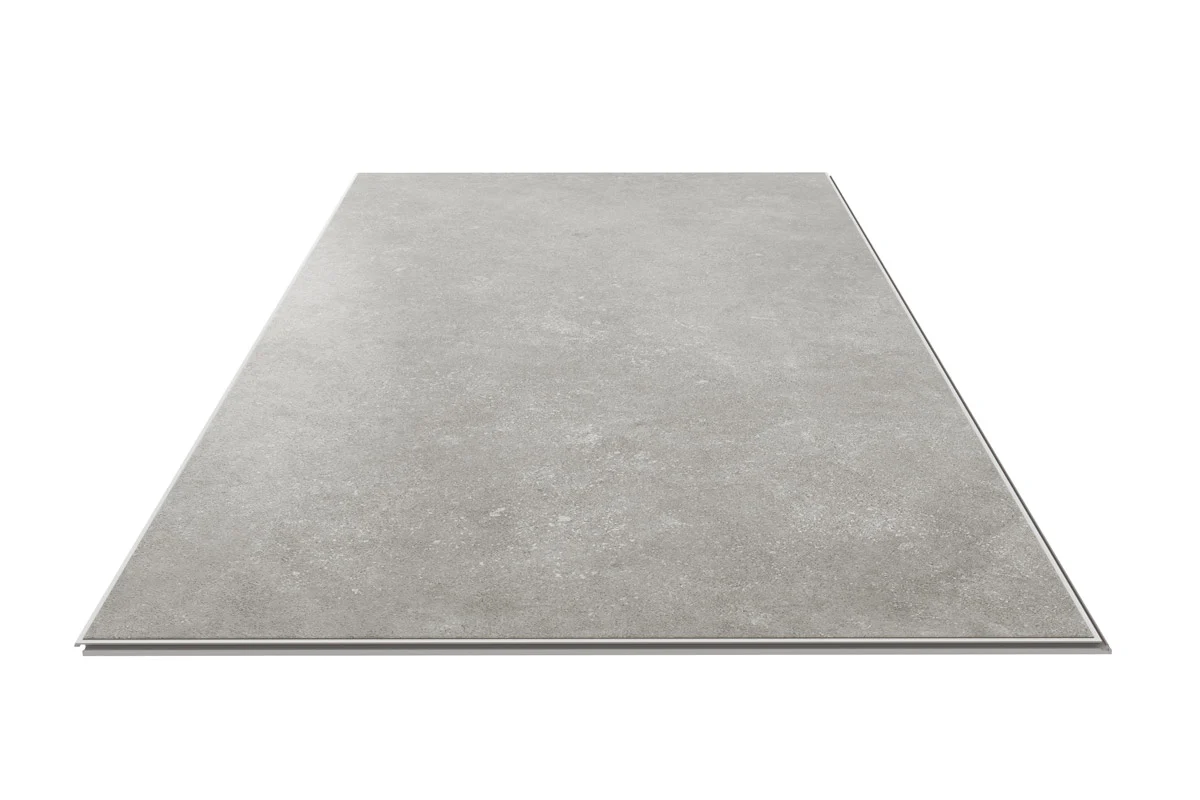 Audacity Rigid Core Pre-Grout Click Vinyl Iron Grey Tile Built-in Underlay - Image 5