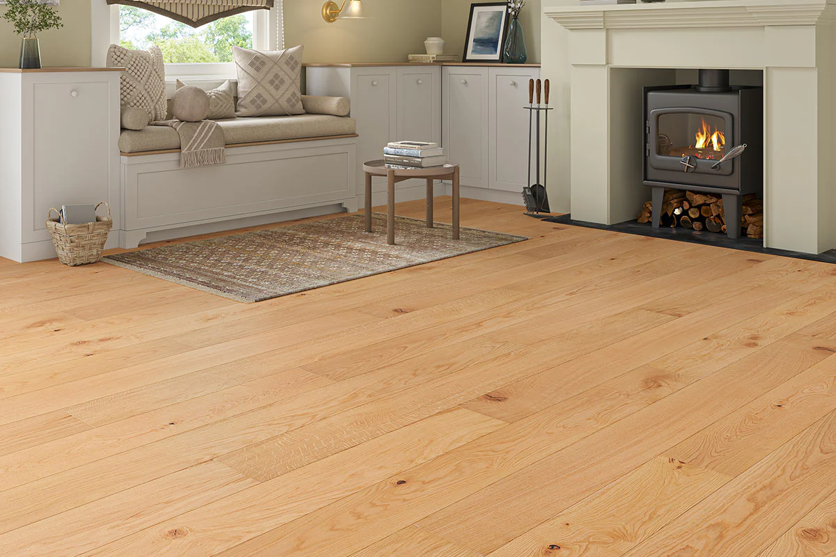 Galleria Engineered Rustic Oak Flooring 20mm x 190mm Atticus Brushed UV Oiled - Image 2