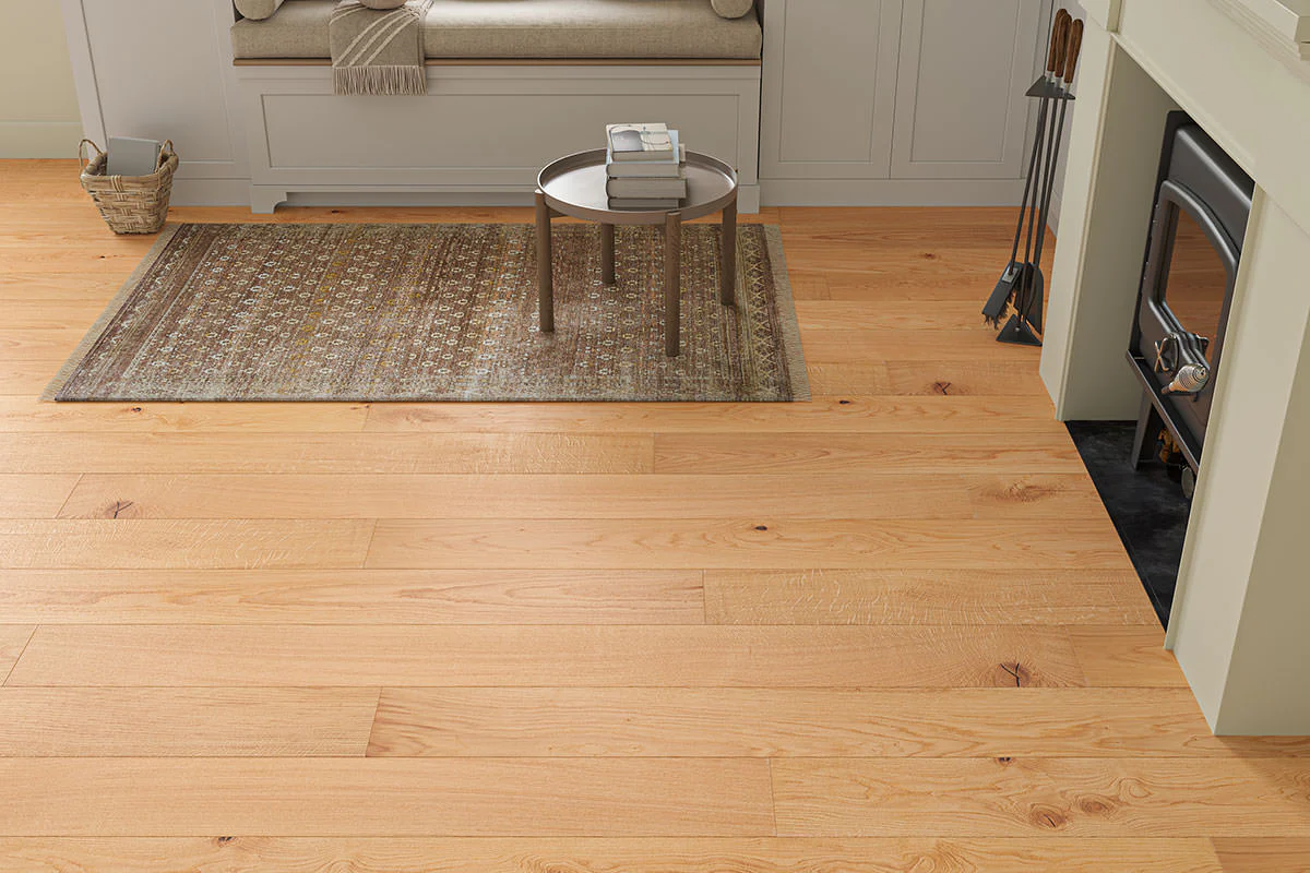 Galleria Engineered Rustic Oak Flooring 20mm x 190mm Atticus Brushed UV Oiled - Image 3