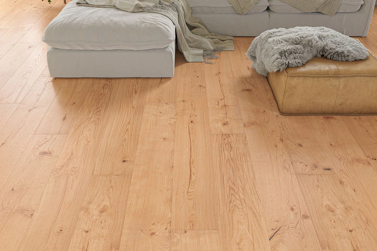 Galleria Engineered Rustic Oak Flooring 20mm x 240mm Harlow Brushed UV Oiled - Image 3