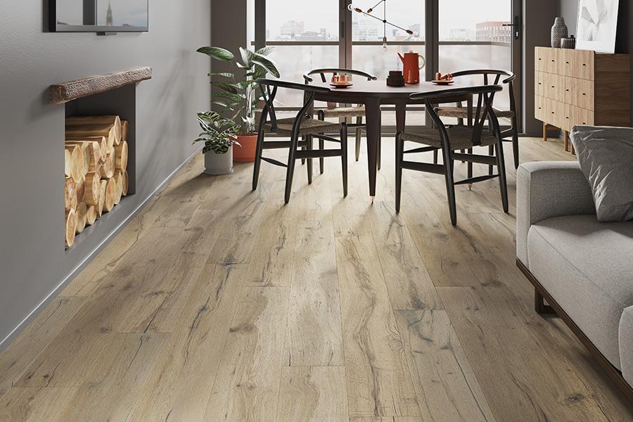 Galleria Professional Distressed Extra Rustic Engineered Oak Flooring 14mm x 190mm Buttermilk Lacquered - Image 6