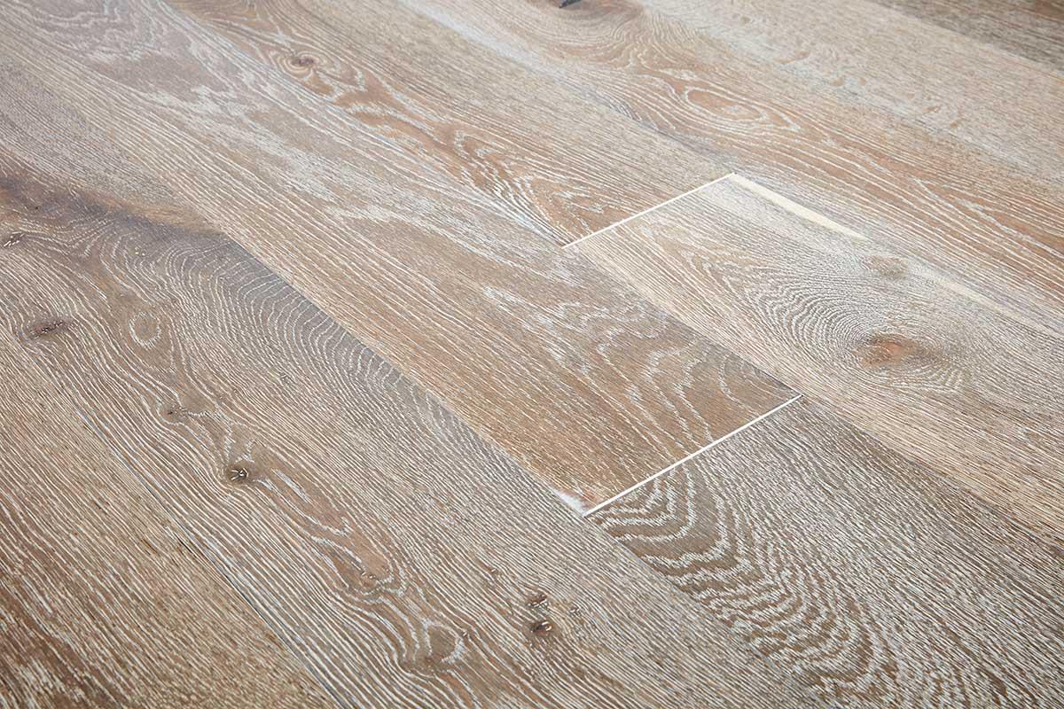 Galleria Professional Engineered European Rustic Flooring 20mm x 190mm White Fumed Brushed & Oiled - Image 3