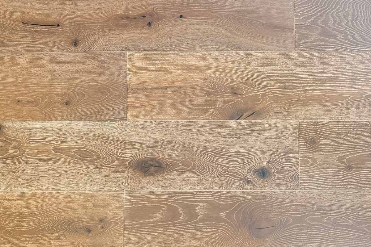 Galleria Professional Engineered European Rustic Oak Flooring 14mm x 190mm Stoney Grey Oiled - Image 3