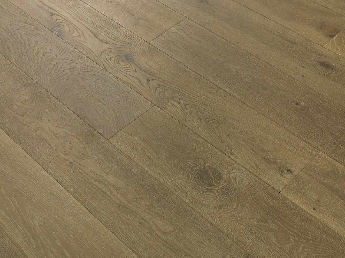 Galleria Professional Engineered European Rustic Oak Flooring 20mm x 190mm Stoney Grey Oiled - Image 3