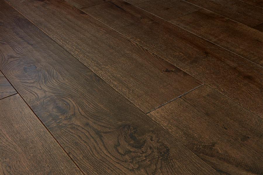 Galleria Professional Engineered European Rustic Oak Flooring 20mm x 240mm Deep Forest Brown Lacquered - Image 3