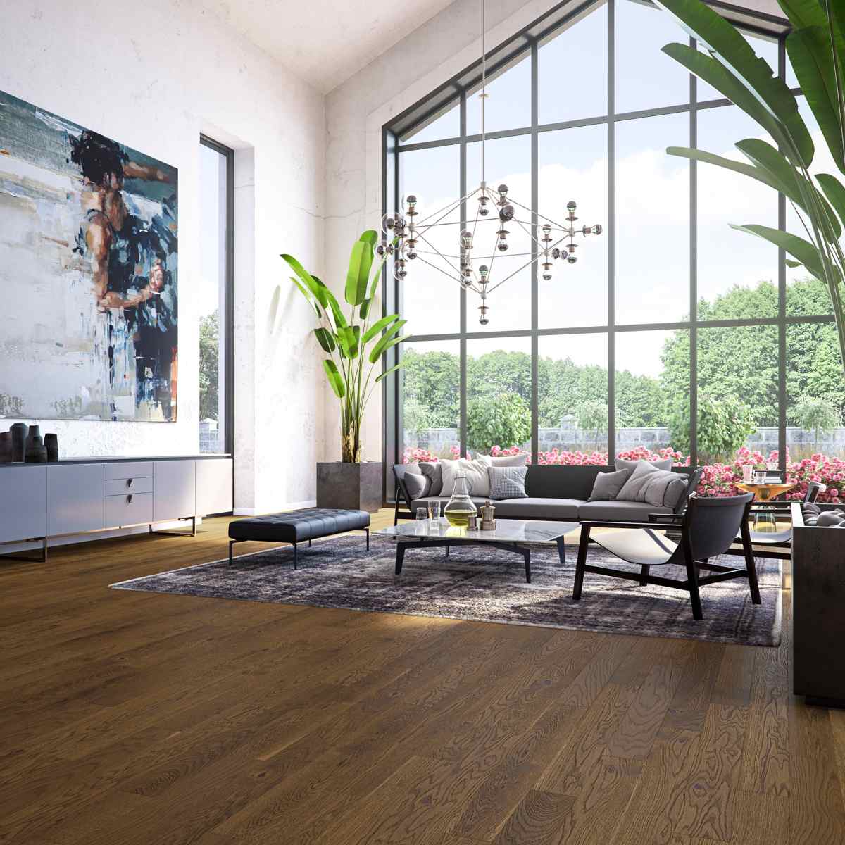 Home Choice 14mm x 110mm Rich Latte Engineered Wood Matt Lacquer