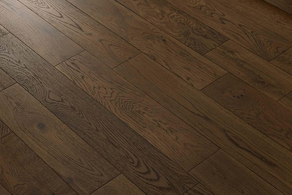 Home Choice Engineered Rustic Oak Flooring 14mm x 125mm Roasted Pecan Lacquered - Image 3