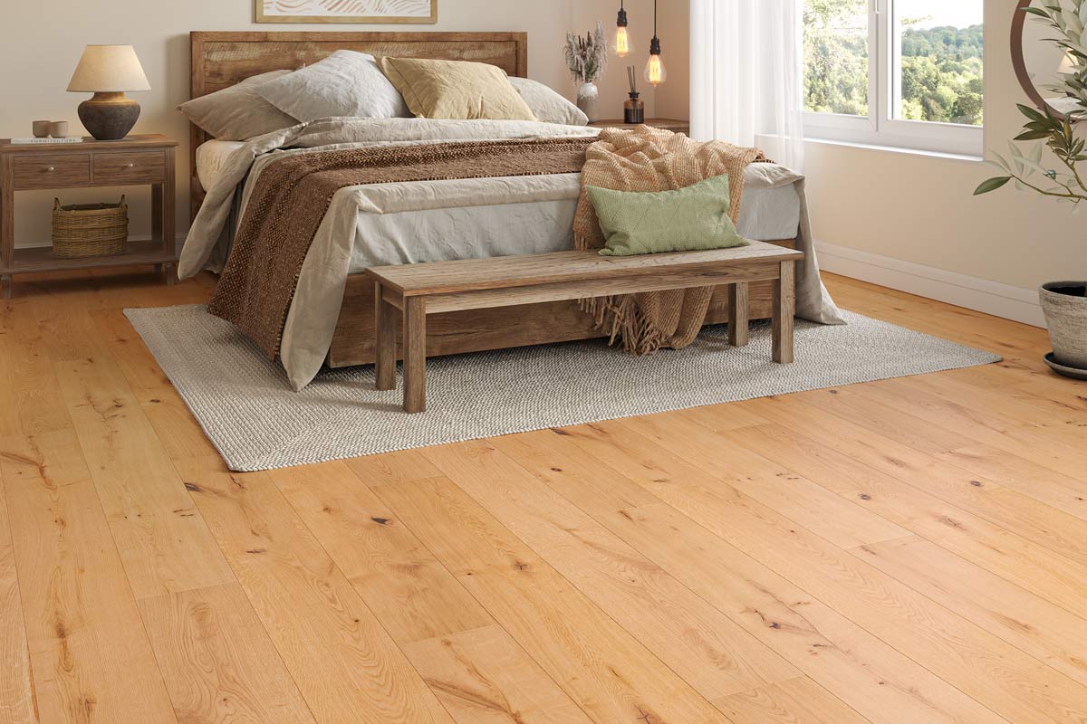 Home Choice Engineered Rustic Oak Flooring 14mm x 190mm Henley Brushed UV Oiled - Image 2