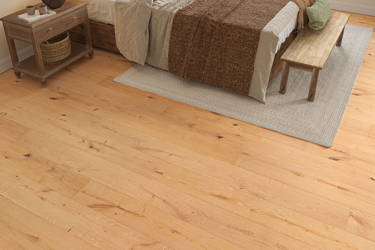 Home Choice Engineered Rustic Oak Flooring 14mm x 190mm Henley Brushed UV Oiled - Image 3
