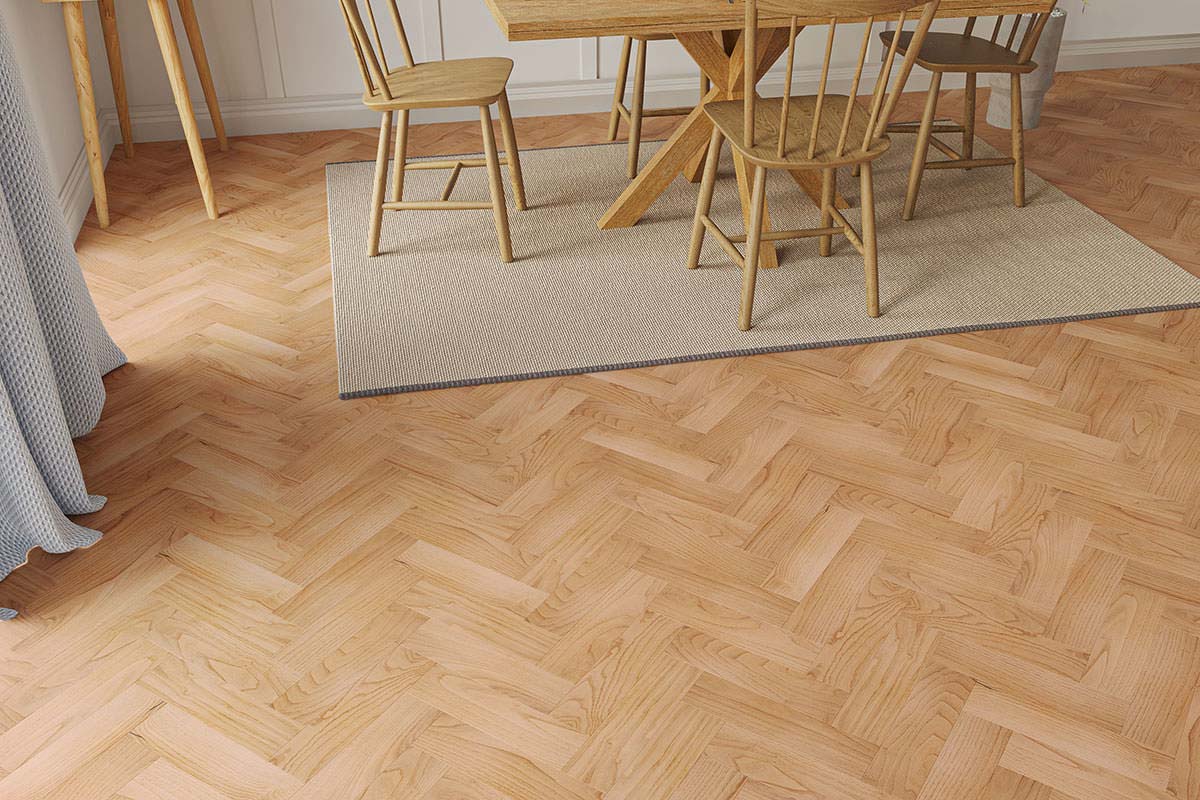 Home Choice Engineered Rustic Oak Herringbone 10mm x 80mm Natural Smooth UV Lacquered - Image 3