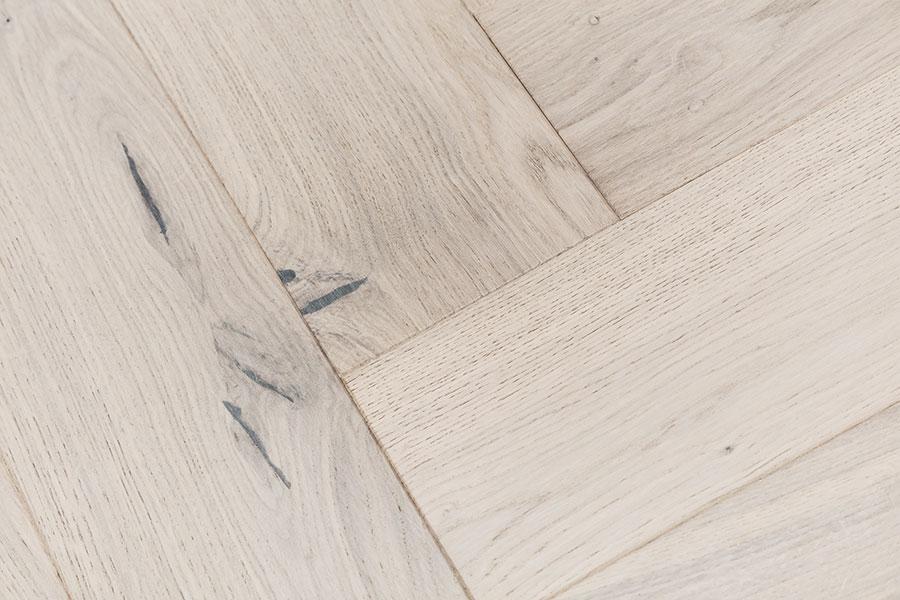 Home Choice Herringbone Engineered European Rustic Oak Flooring 14mm x 130mm Cappuccino Lacquered - Image 4