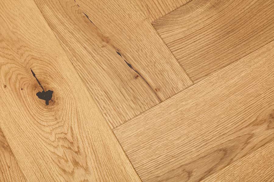 Home Choice Herringbone Engineered European Rustic Oak Flooring 14mm x 130mm Toffee Oiled - Image 4