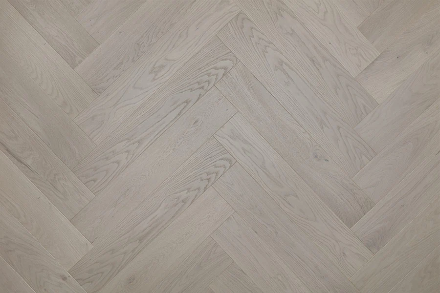 Home Choice Herringbone Engineered European Select Oak Flooring 14mm x 130mm Marzipan Lacquered - Image 2