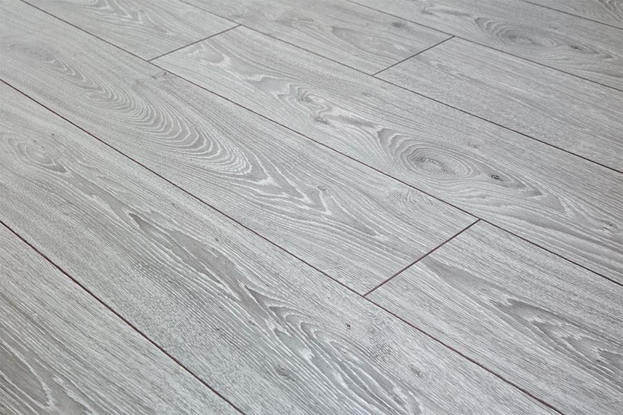 Series Woods 12mm Laminate Flooring Grey Oak - Image 3