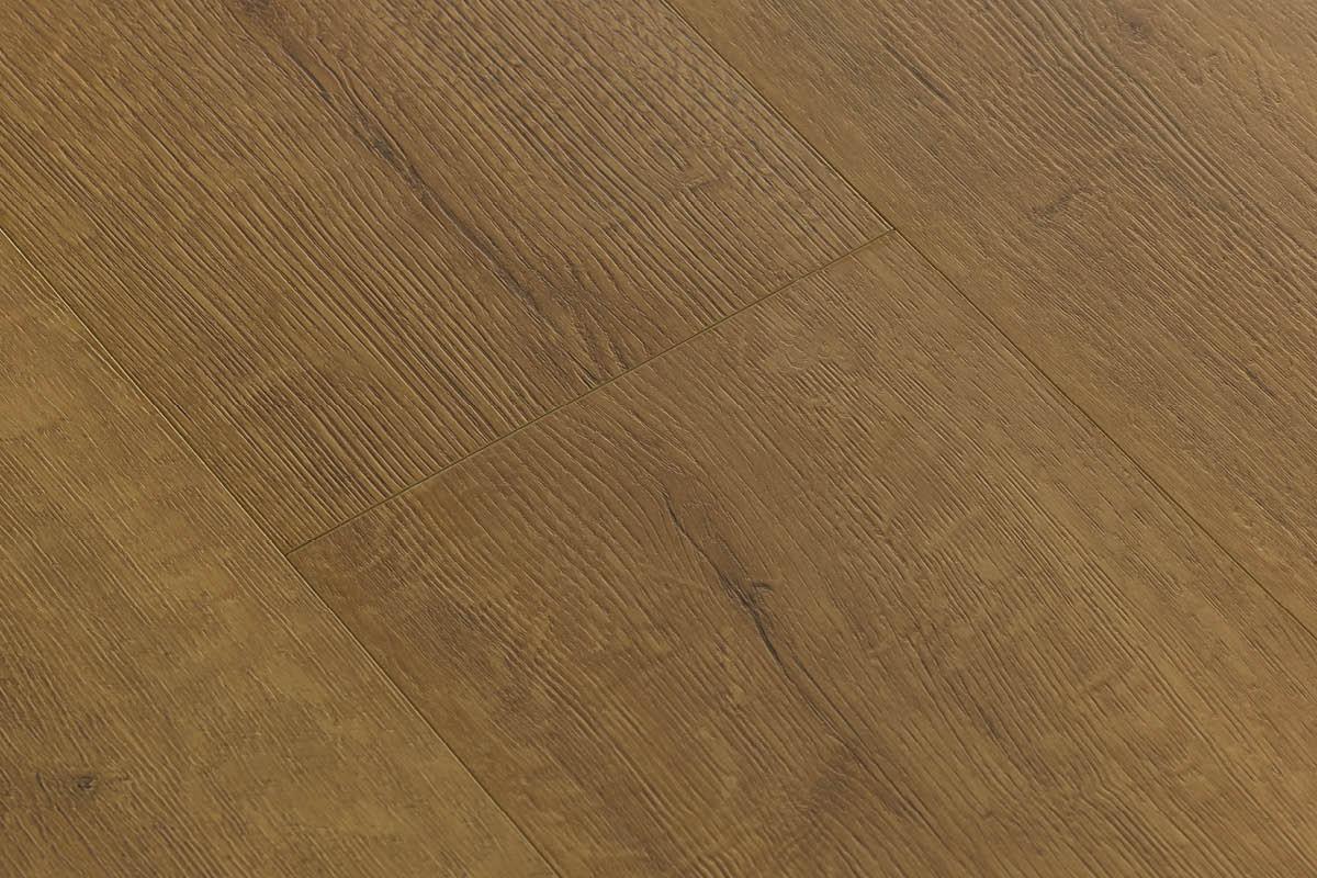Series Woods 8mm Acoustic Laminate Rich Caramel Oak Built-in Underlay - Image 3