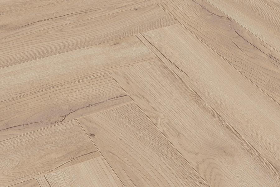 Series Woods 8mm Herringbone Laminate Flooring Roma Oak - Image 3
