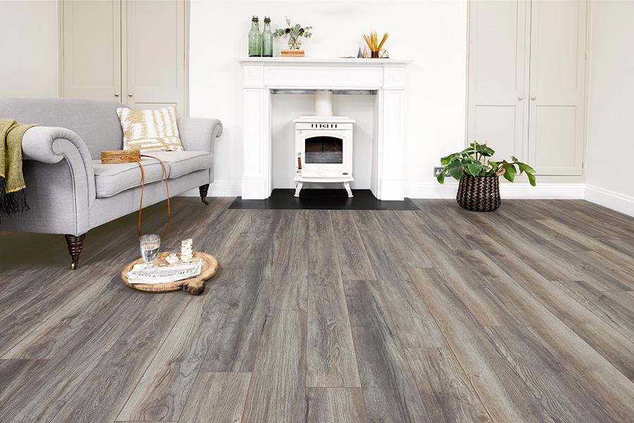 Series Woods Professional 10mm Laminate Flooring Harbour grey Oak - Image 5