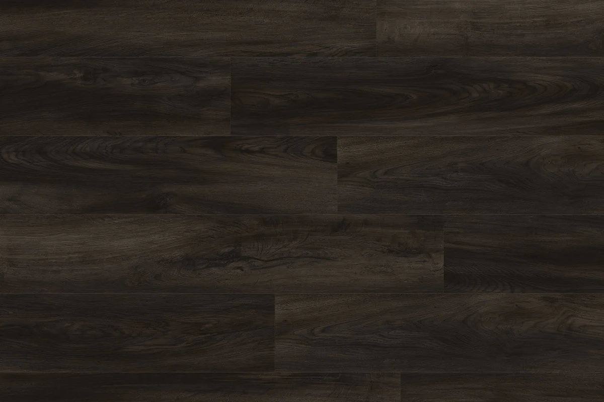 Spectra Luxury Acoustic Rigid Core Click Vinyl Flooring Dark Chocolate Oak Plank Built-In Underlay - Image 2