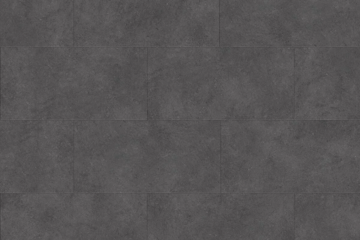 Spectra Luxury Gluedown Vinyl Flooring Limestone Grey Tile - Image 2