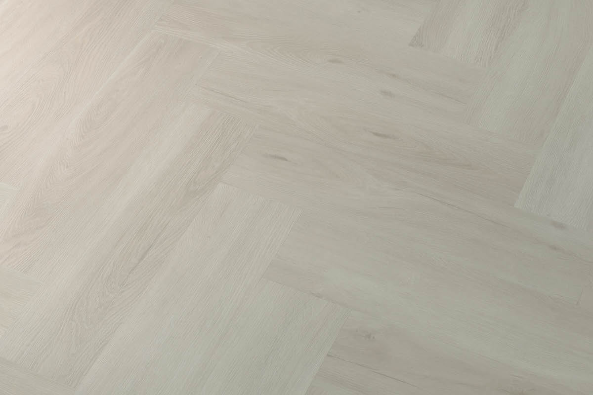 Spectra Luxury Rigid Core Click Vinyl Pearl Oak Herringbone Built-in Underlay - Image 2