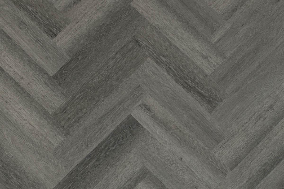 Spectra Luxury Rigid Core Click Vinyl Pewter Grey Herringbone Built-in Underlay - Image 4