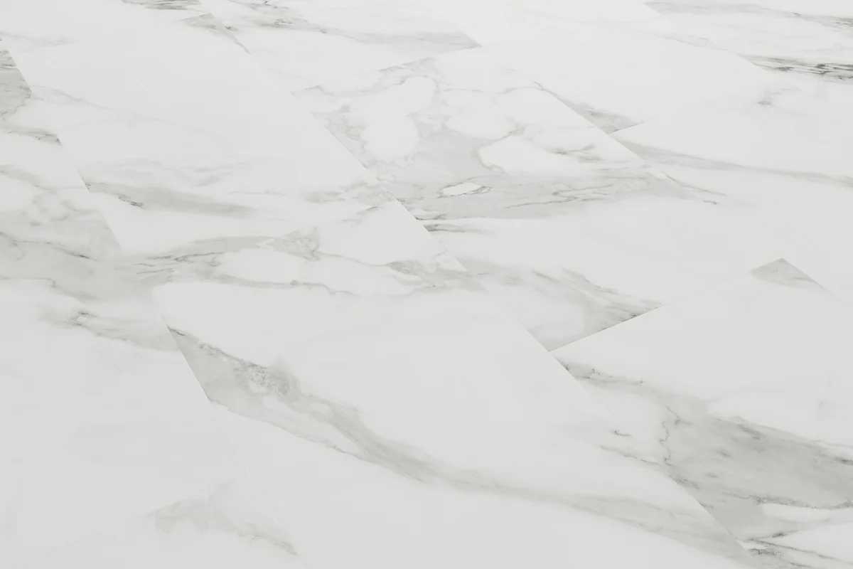 Spectra Luxury Rigid Core Click Vinyl Winter White Tile Built-In Underlay - Image 5